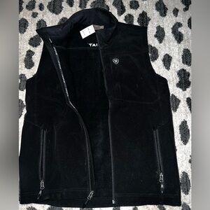 Black Zip-Up Vest